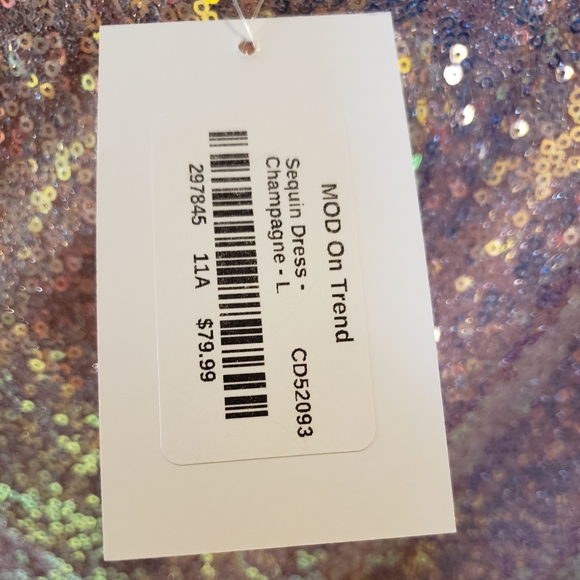 MOD on Trend Party Dress, size Large - Picture 3 of 3